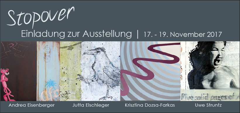 Einladung zur Ausstellung STOPOVER am 17. Nov. 2017